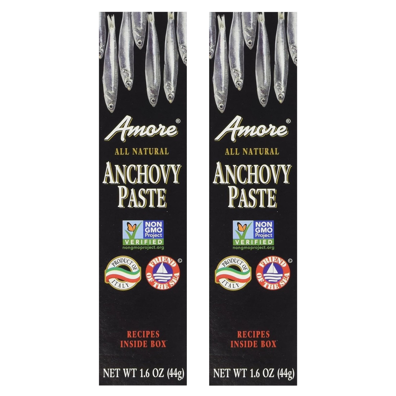 Amore – Italian Anchovy Paste, (2)- 1.6 oz. Tubes Ounce (Pack of 2)