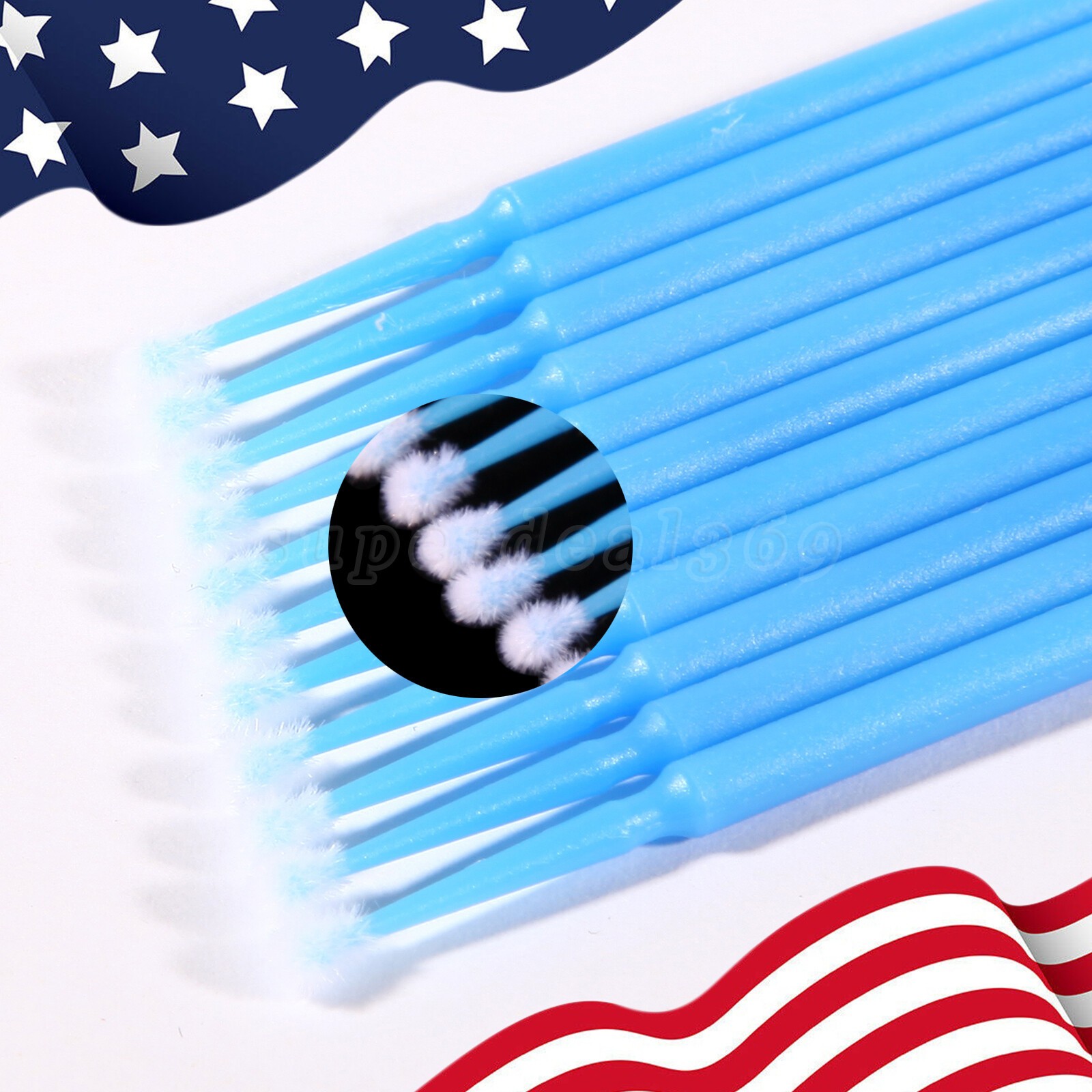 Dental Micro Brush Disposable Materials Tooth Applicators Regular Blue 2.5mm su