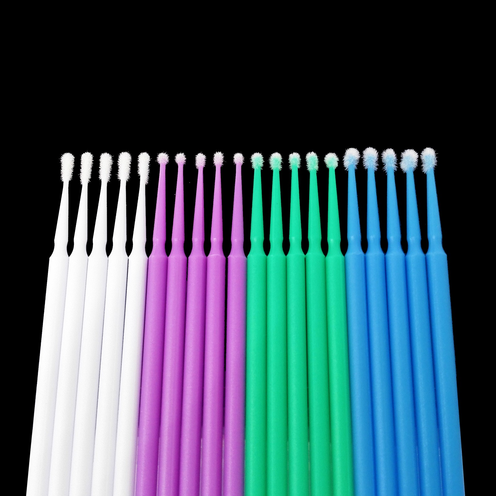 400 Pcs Dental Microbrush Micro Brush Applicator Tips Regular/Fine/Cylinder USA