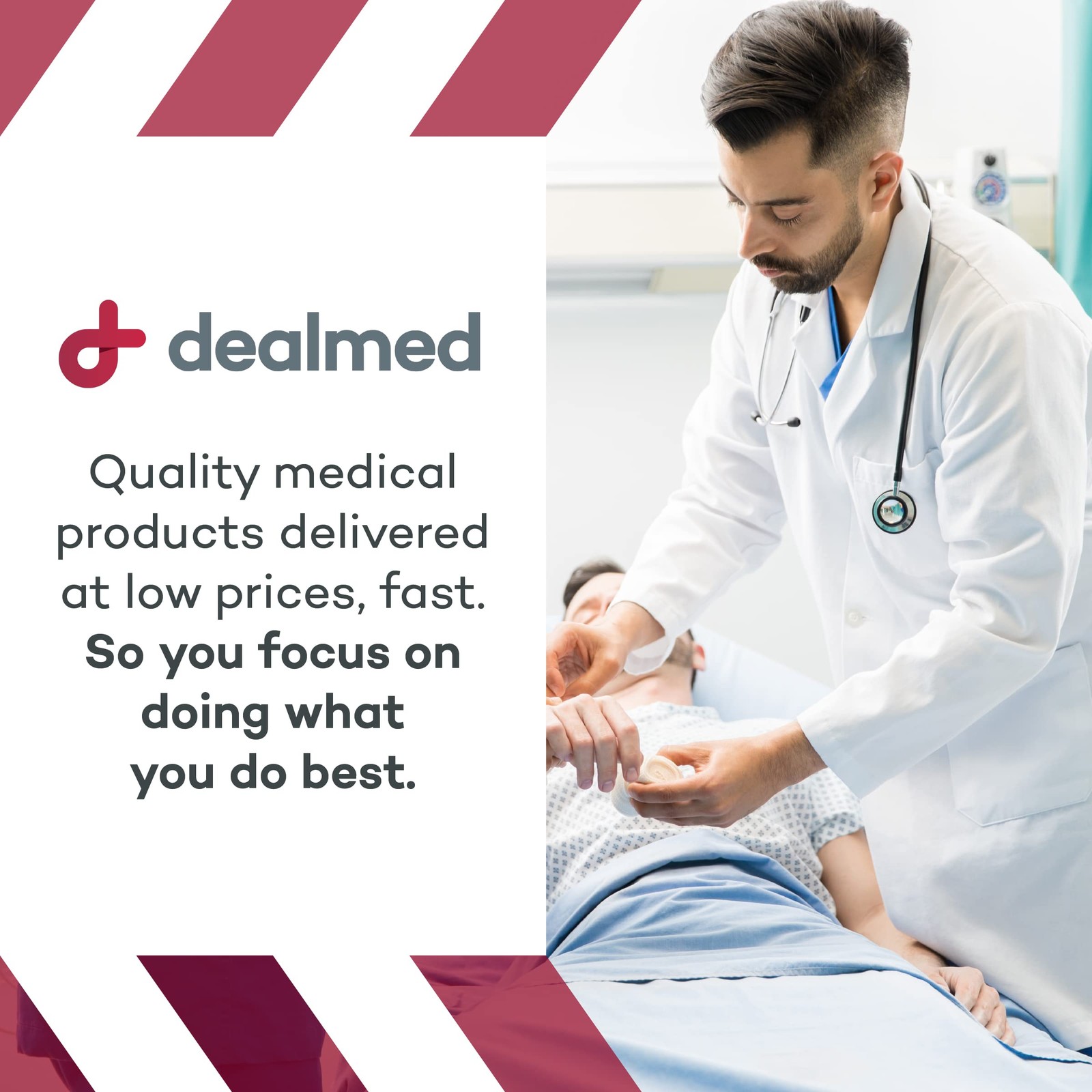 Dealmed 6″ Cotton-Tipped Wood Applicators – 200 Sterile (Box of 200)