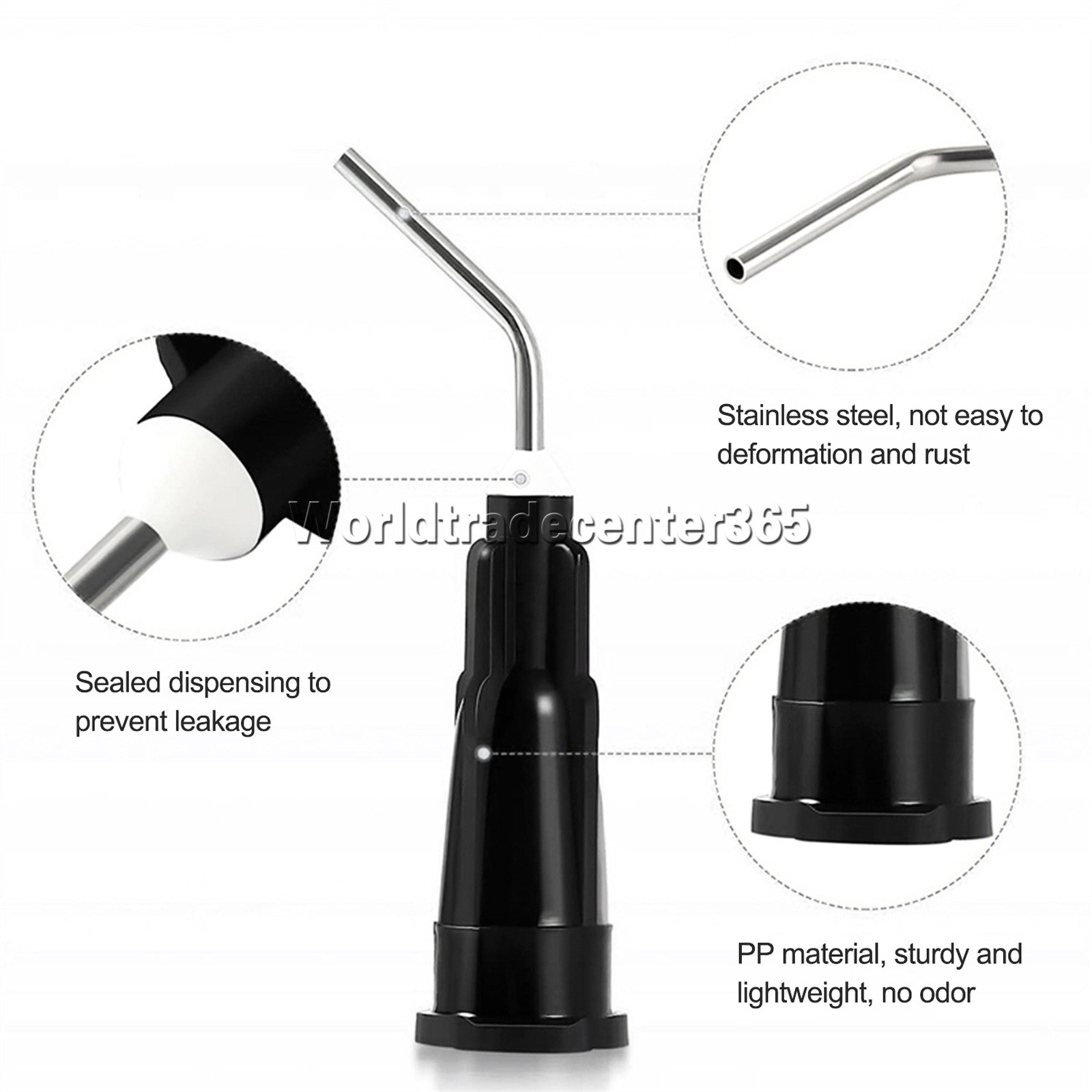 Dental Needle Tips for Etch Gel Composite Flow Applicator (Choose Gauge & Qty)