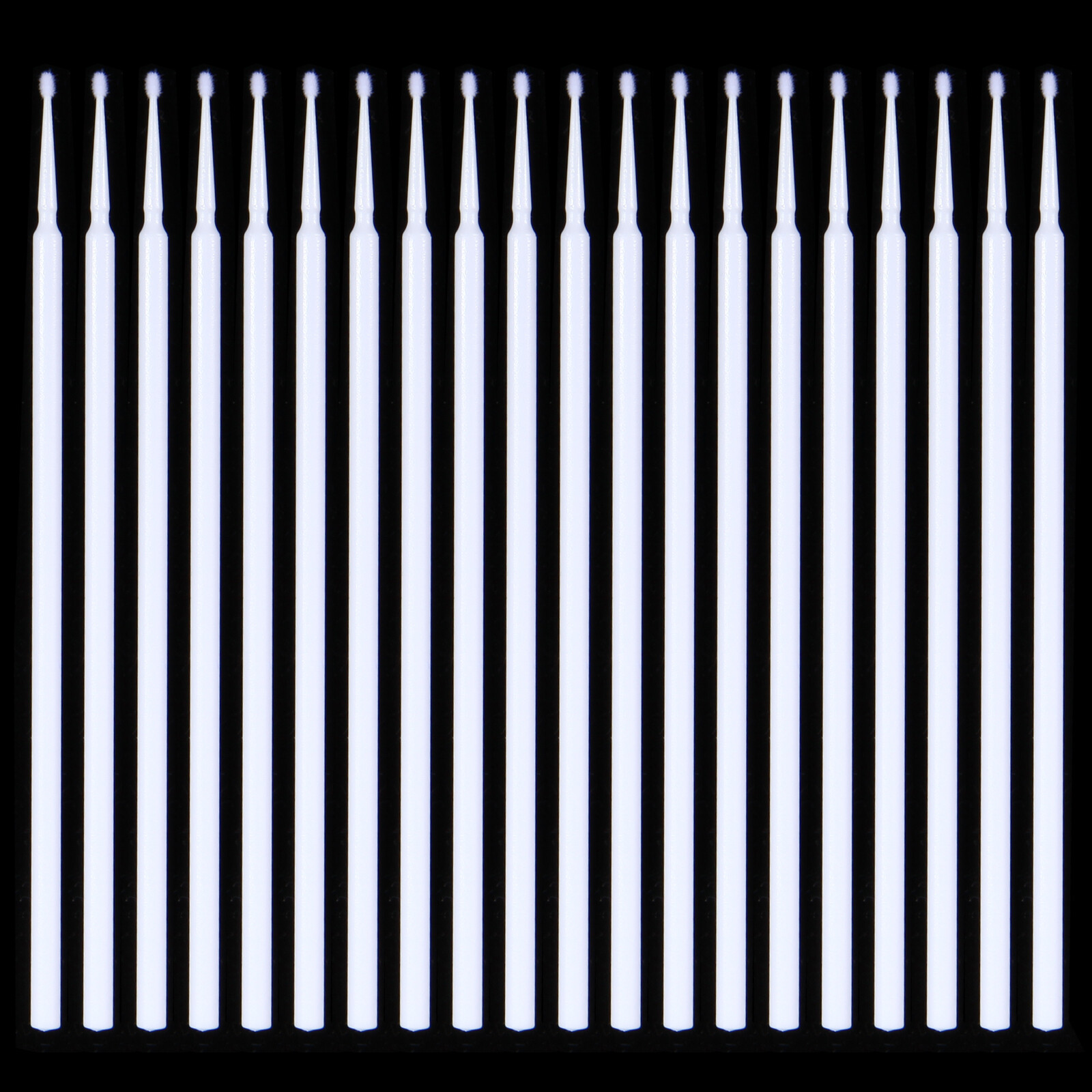 USA Micro Brushes Applicators Microbrush Dental Eye Fine 1.5mm White 100pcs/pack
