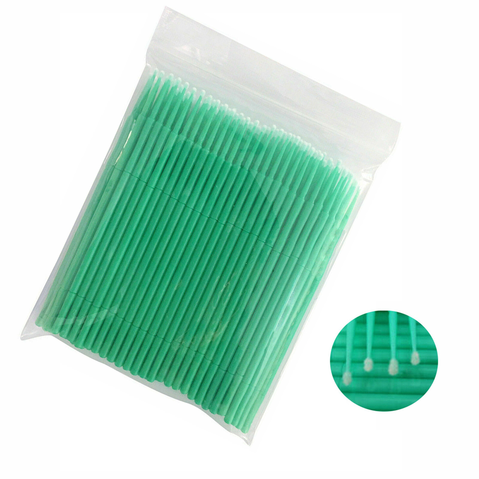 100 Pcs Dental Micro Brush Disposable Materials Tooth Applicators Medium 2.0mm