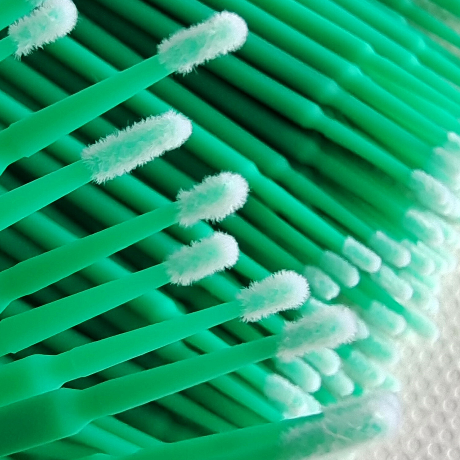 Dental Disposable Micro Applicator Brush Bendable Makeup Eyelash Brushes Green