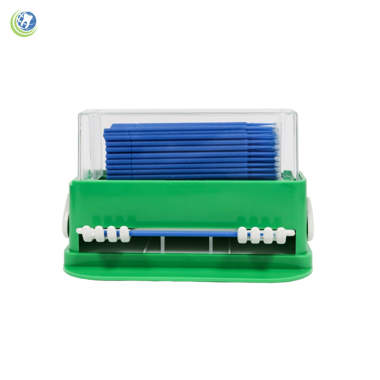 Dental Disposable Micro Brush Tip Applicators With Dispenser 400 Applicators Kit
