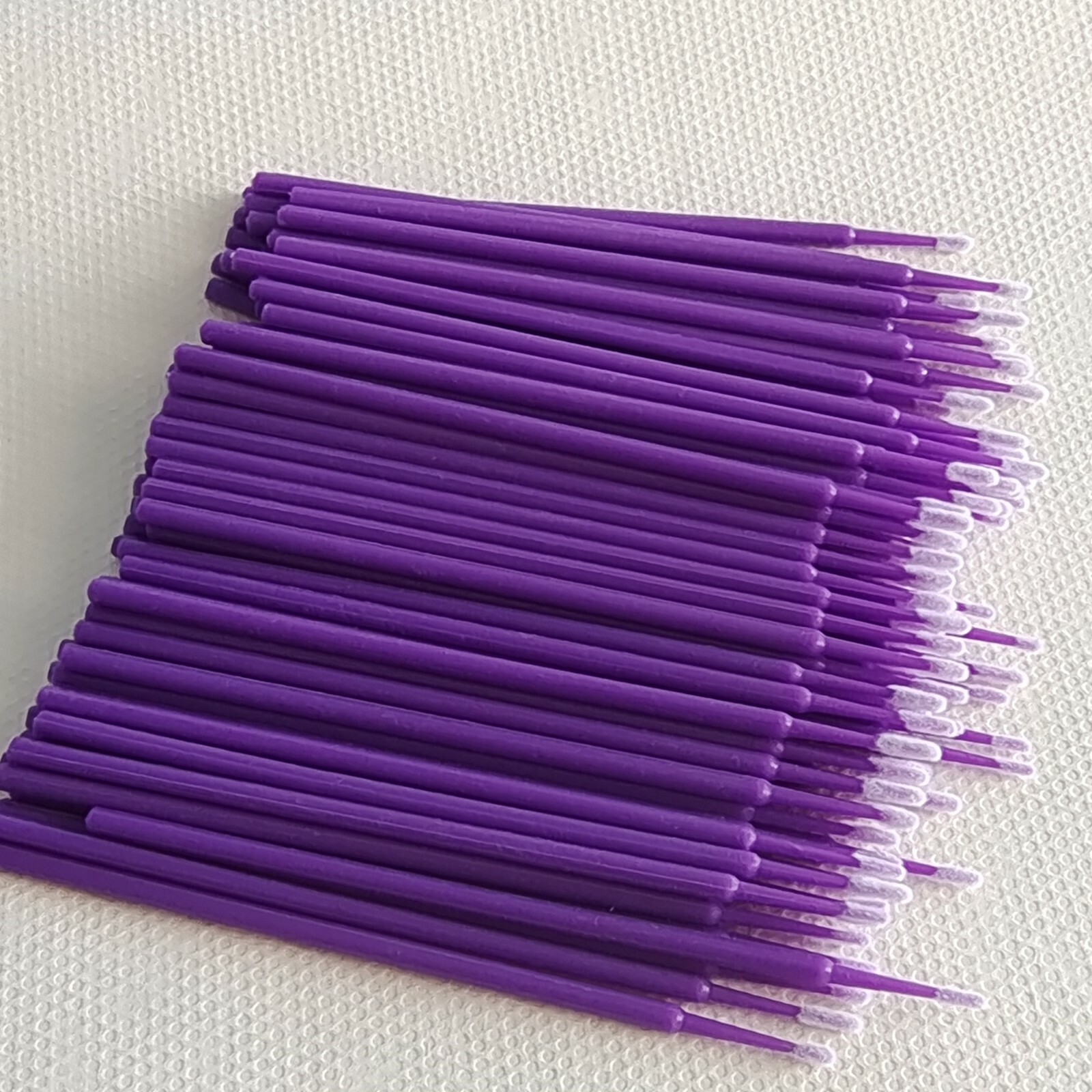 Dental Disposable Micro Applicator Brush Bendable Makeup Eyelash Brushes Purple