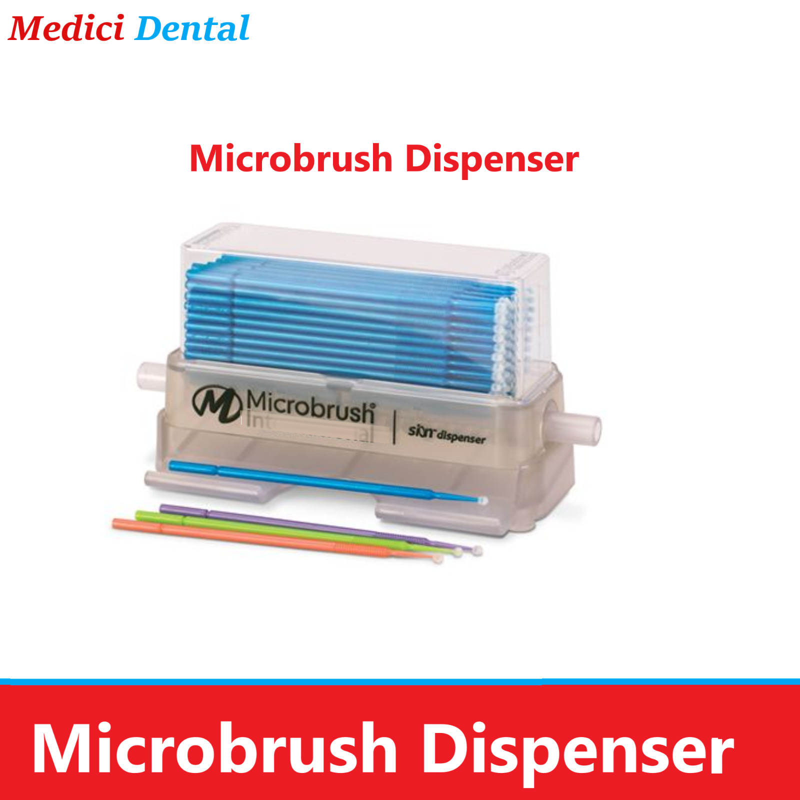 Dental Microbrush Dispenser – Holds 400 Microbrushes, Microbrush Organizer