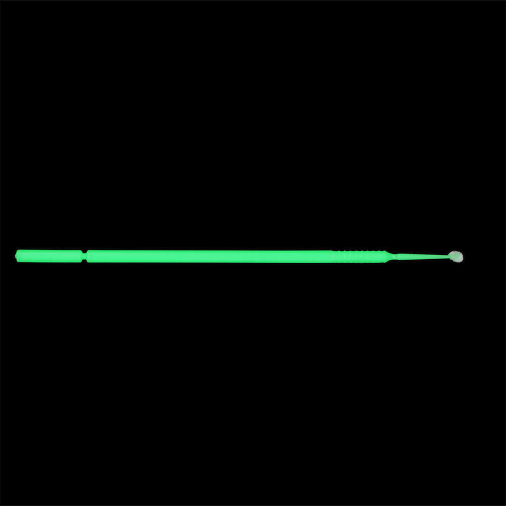 100pcs/Bottle: Micro Applicator Brushes, Dental, Bendable Disposable, Green