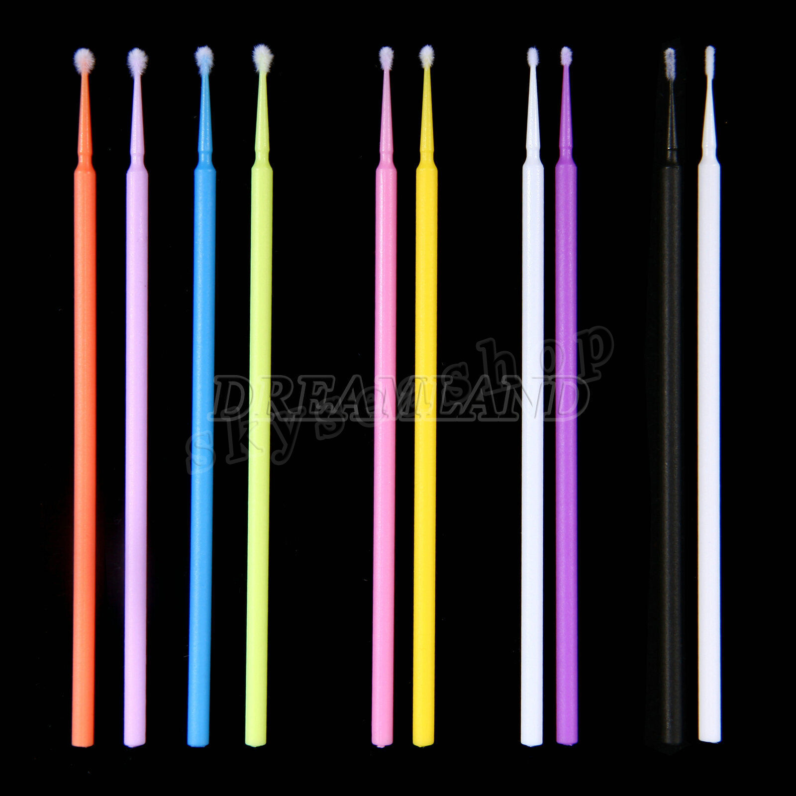 Dental Disposable Micro Applicator Brush Bendable 1.2/1.5/2.0/2.5 mm