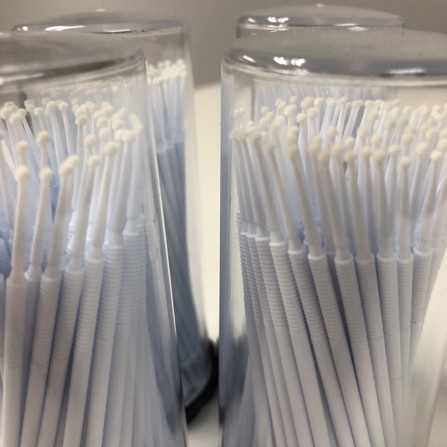 800 (8 Kegs) White Disposable Dental Micro Applicator Brushes (Super-Fine Tips)