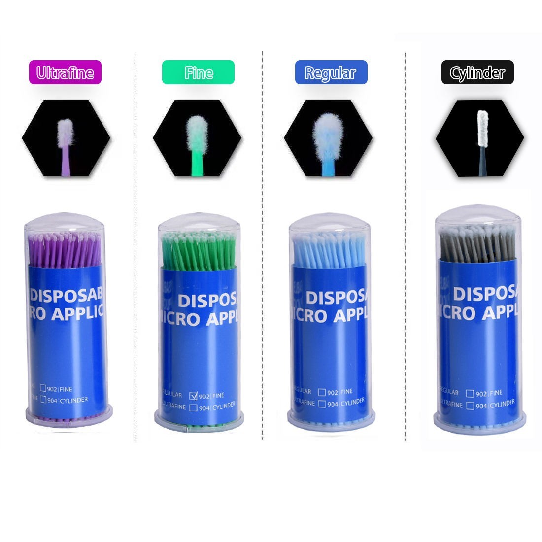 Disposable Consumable Applicators Micro Applicator Brushes Micron Aplicator