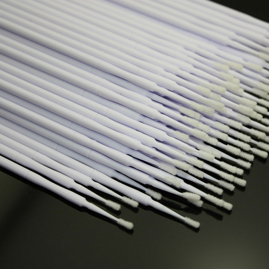 400 Pcs Dental Disposable Micro Applicator Brush Bendable Fine White Dia. 2mm