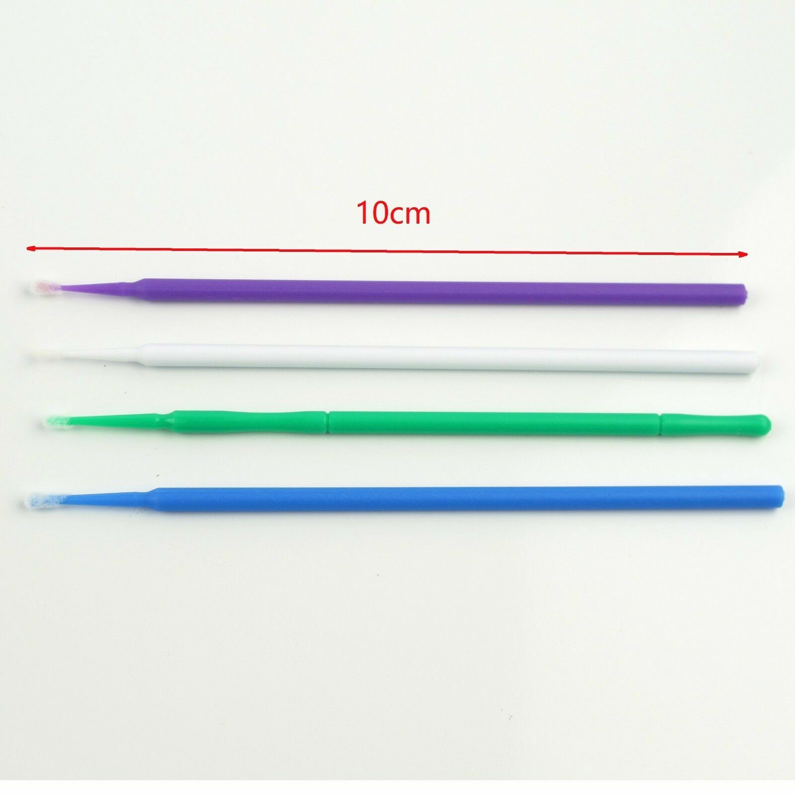 100 PCS Dental Disposable Micro Applicator Brush Bendable 1.0/1.5/2.0/2.5 mm