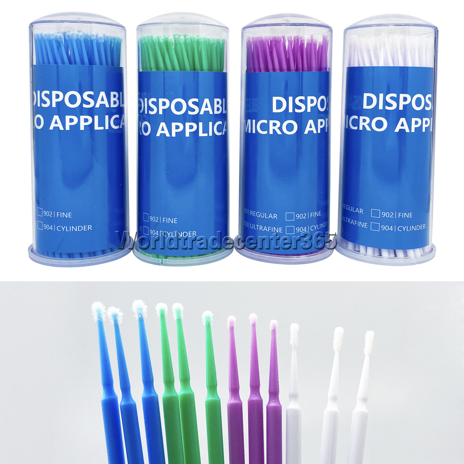 Microbrush Micro Brush Applicator Tips Regular, Fine, Super Fine Dental Class A