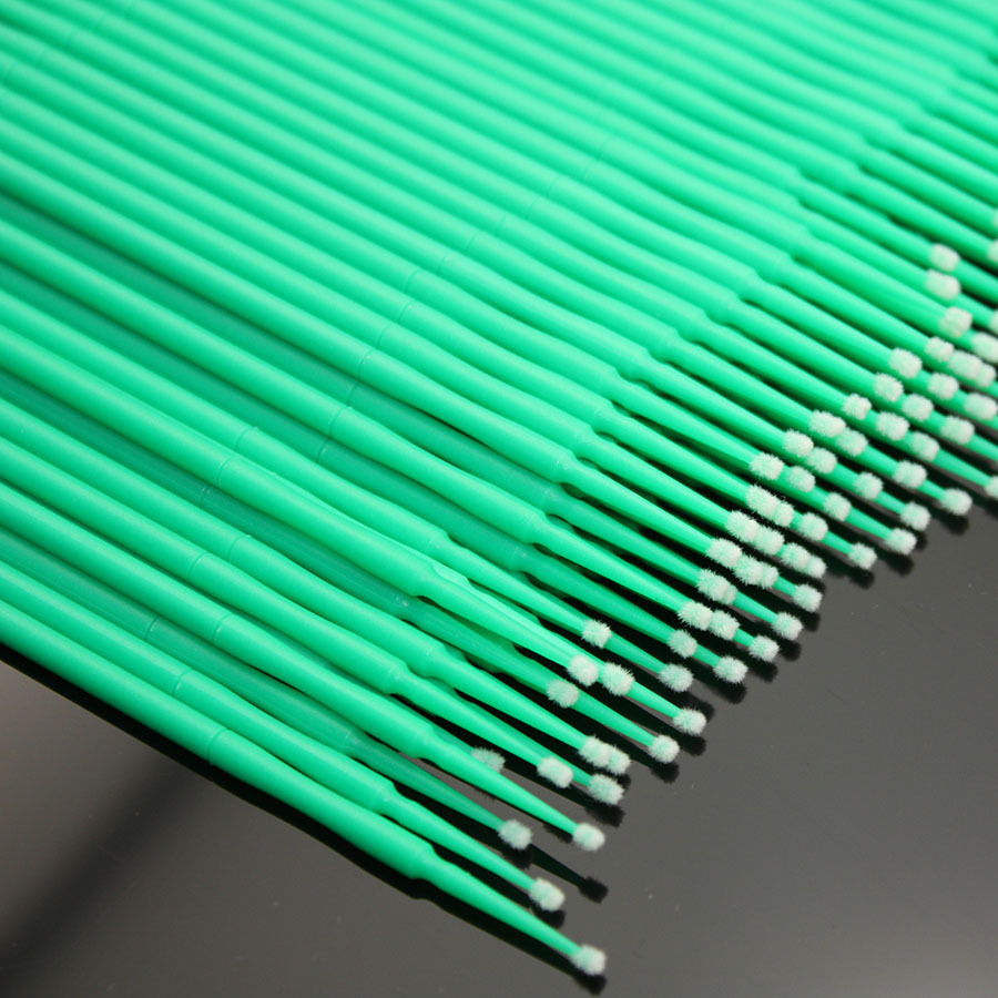 2.0 mm Green Color New Brand Dental Disposable Micro Applicator Brush 400 PCS