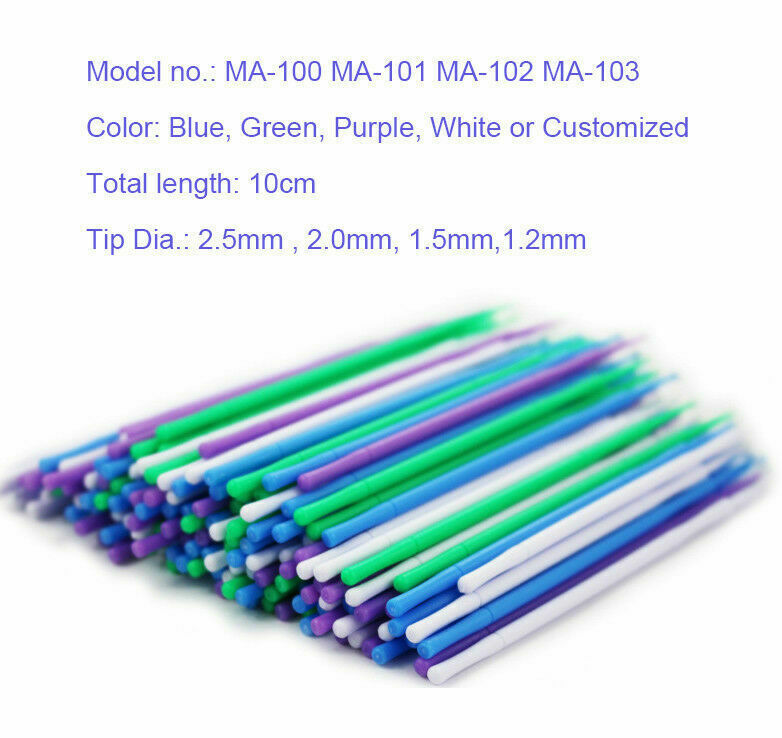 Wholesale Dental Disposable Micro Applicator Brush Bendable 1.2/1.5/2.0/2.5MM