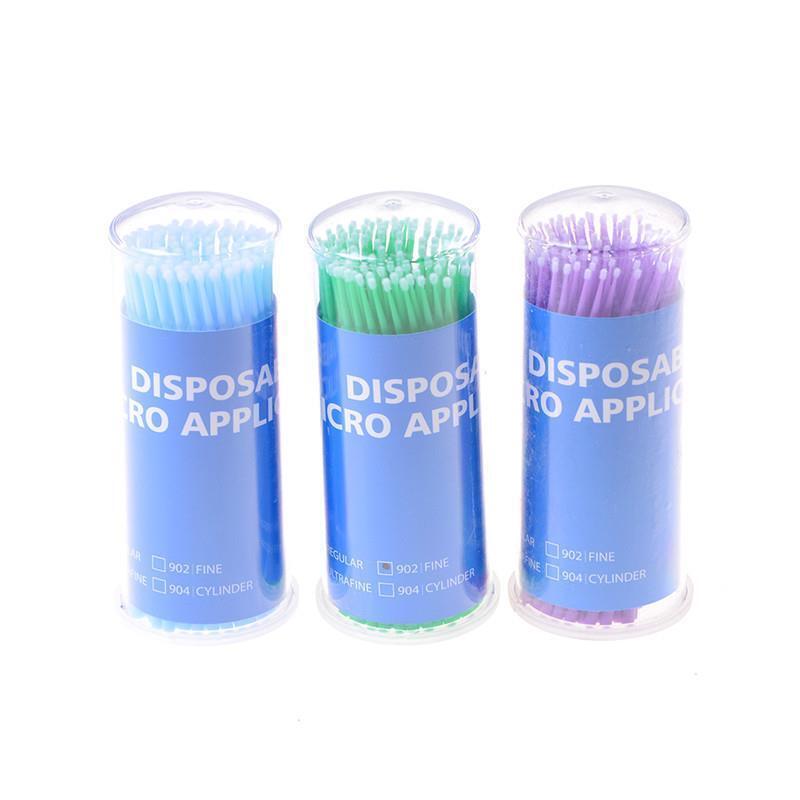 Dental Bendable Microbrush Micro Brush Applicator Tip Regular Fine Ultrafine