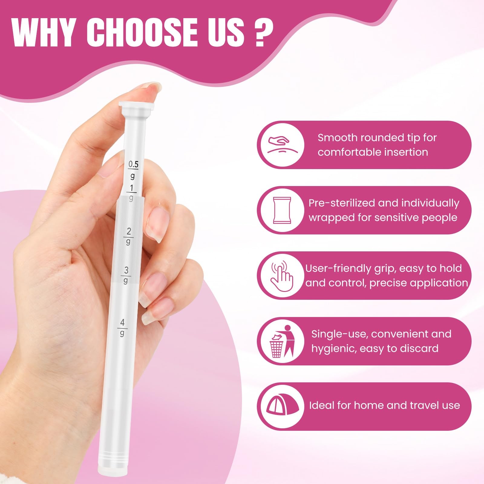TENKAIWICK Vaginal Suppository Applicator 30Pk, 30 Count (pack of 1)