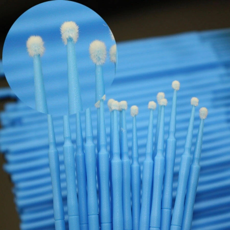 100 Pcs Dental Micro Brush Disposable Materials Tooth Applicators Large 2.5mm