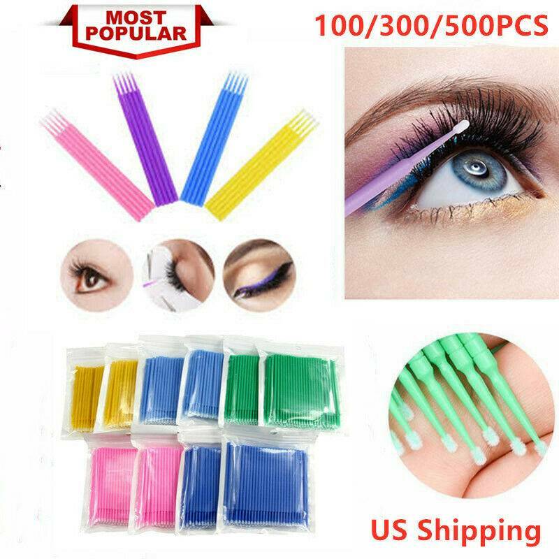 100pcs/pack Dental Microbrush Micro Brush Applicator Tip Regular/Fine/Ultrafine
