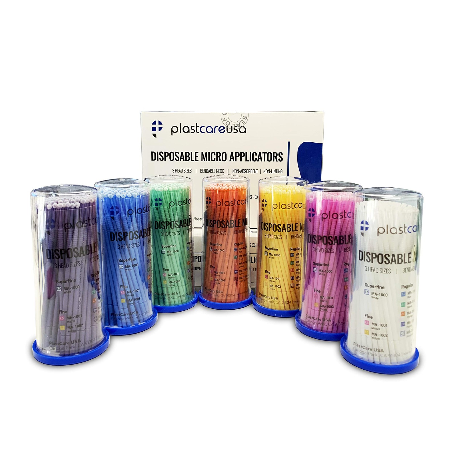 400 Regular Micro Applicator Brushes – Disposable Dental Regular, Purple