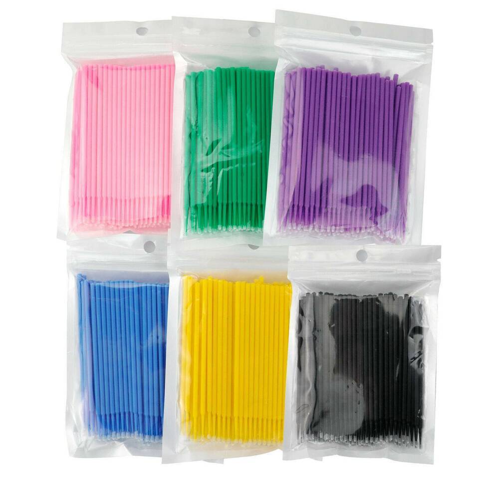 100-500 Dental Disposable Micro Brush Swab Tooth Applicators Small Medium Large