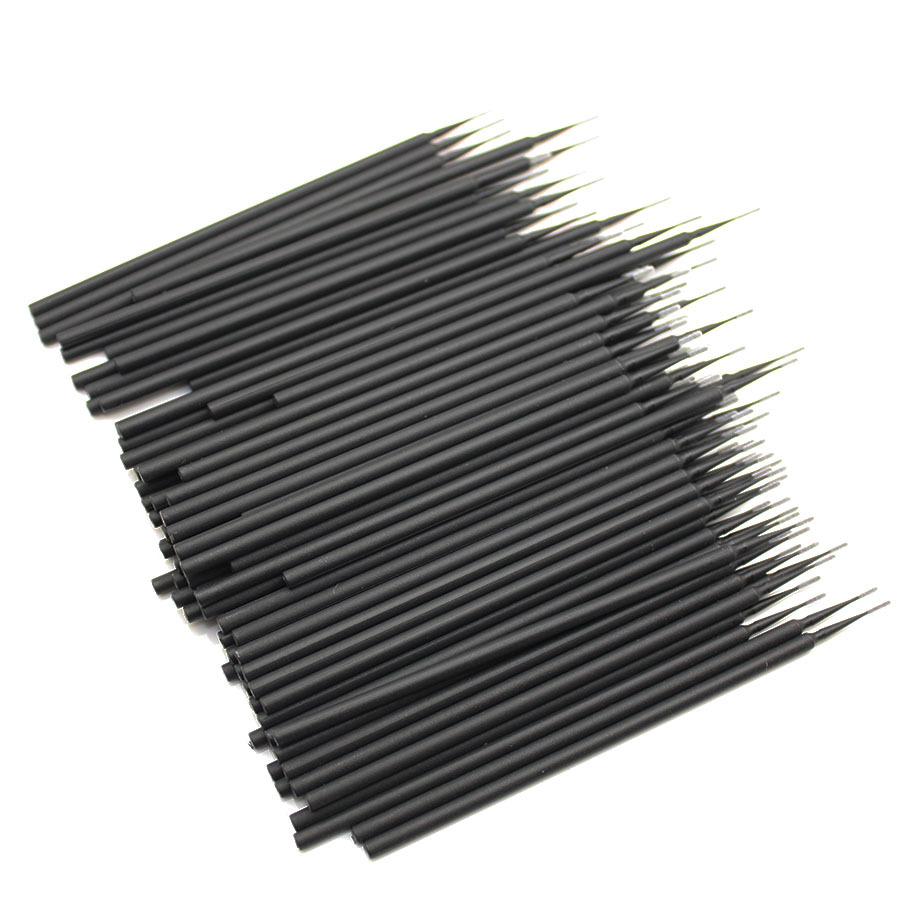 800 PCS 1.2 mm Dental Disposable Micro Applicator Brush Black Size