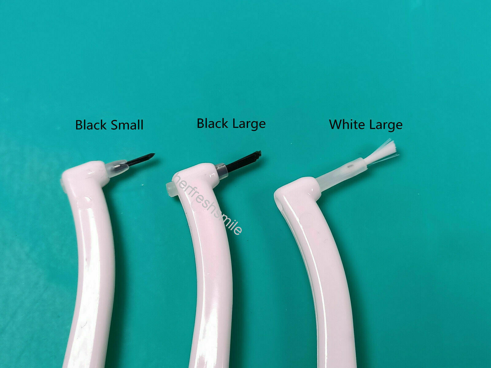 Dental Disposable Composite Brush Tips Applicator + Free Handle New Shape 3Color