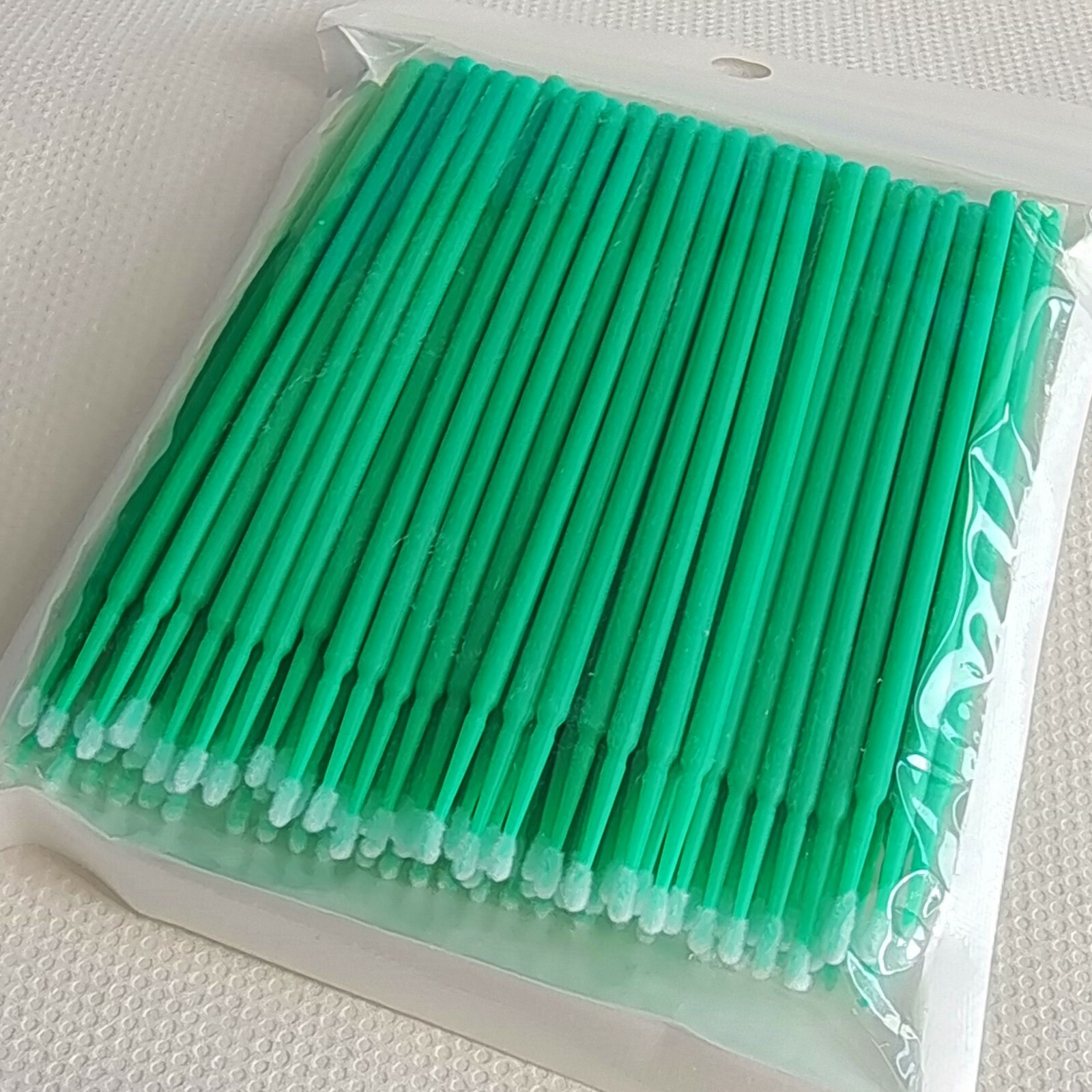 Dental Disposable Micro Applicator Brush Bendable Makeup Eyelash Brushes Green