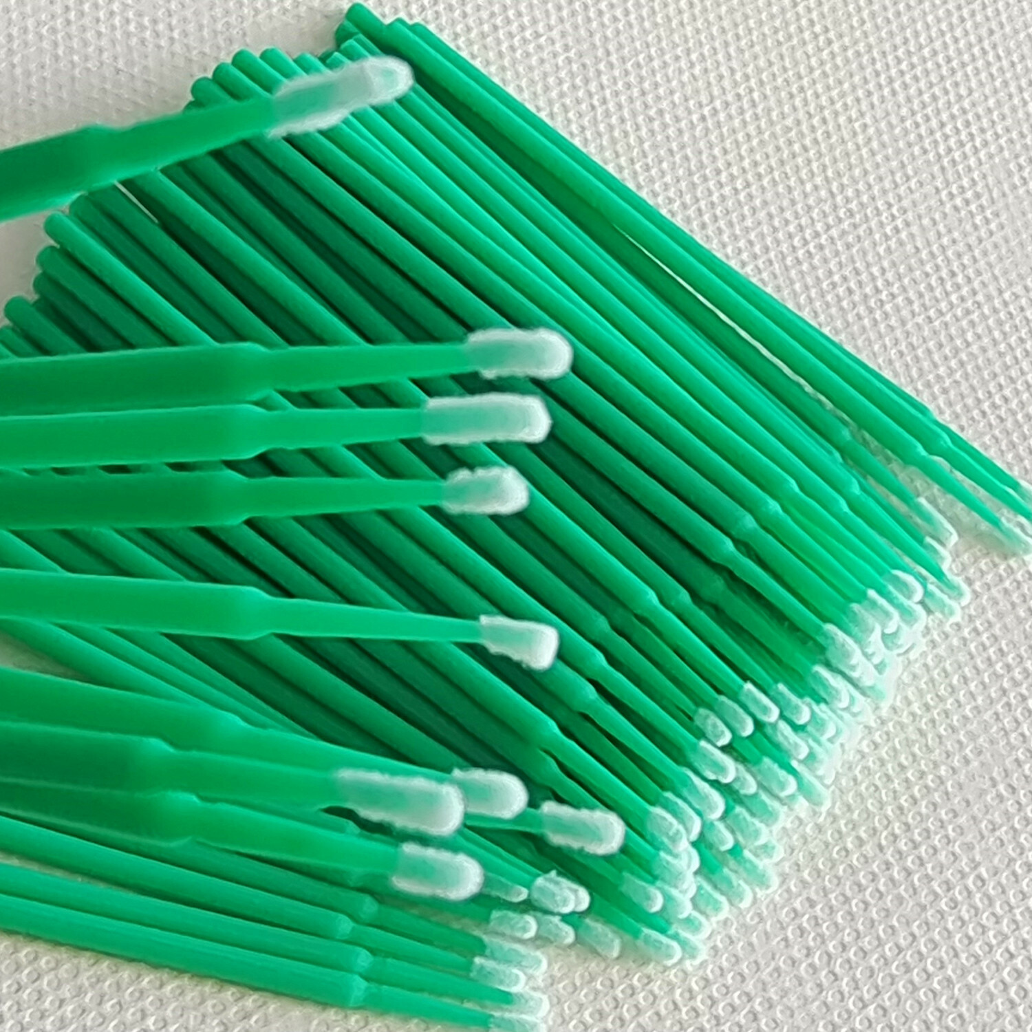 Dental Disposable Micro Applicator Brush Bendable Makeup Eyelash Brushes Green