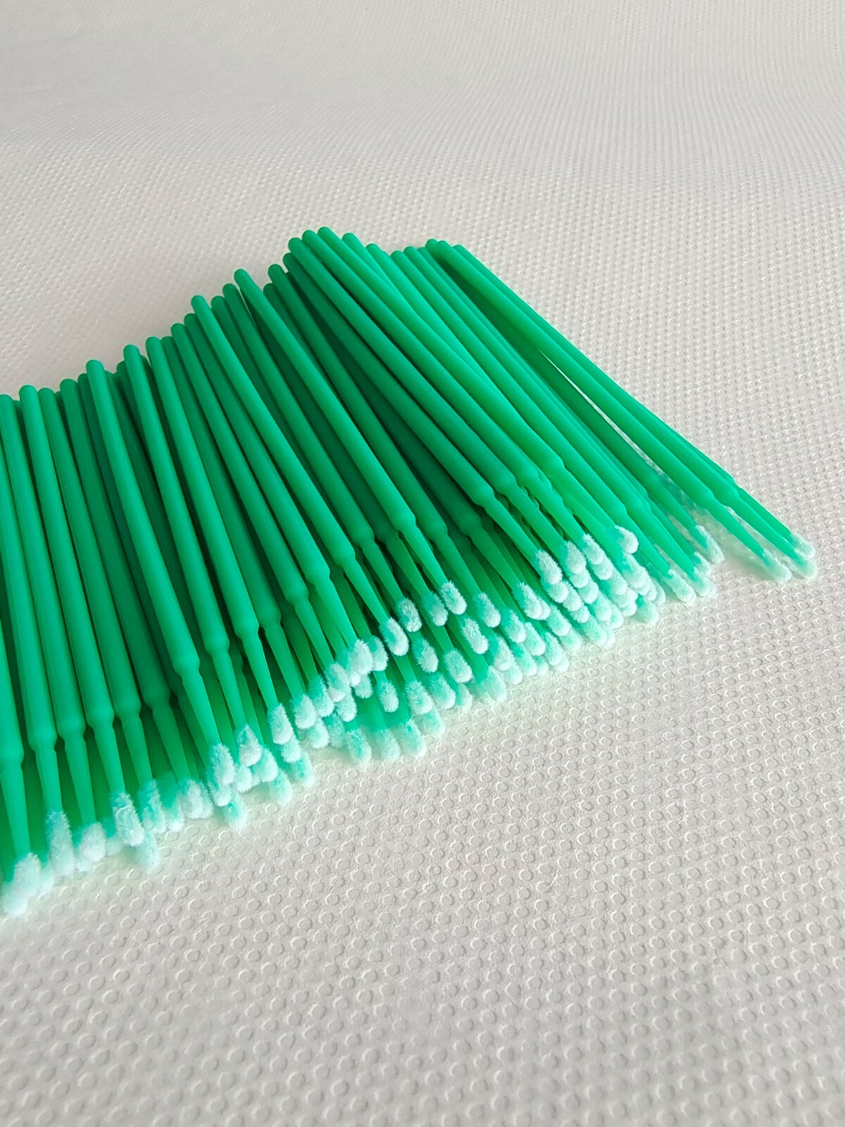 Dental Disposable Micro Applicator Brush Bendable Makeup Eyelash Brushes Green