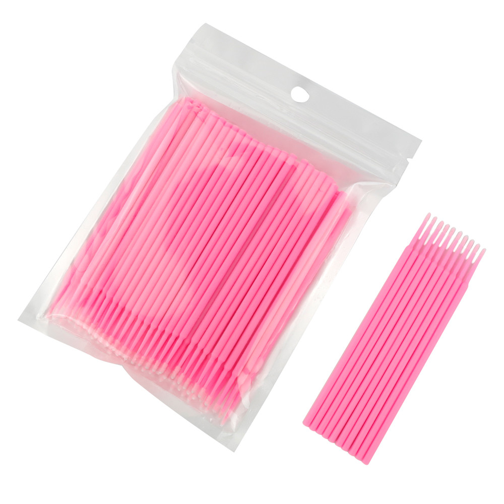 100/300/500pc Dental Micro Brush Disposable Eyelash Medium Tooth Applicators