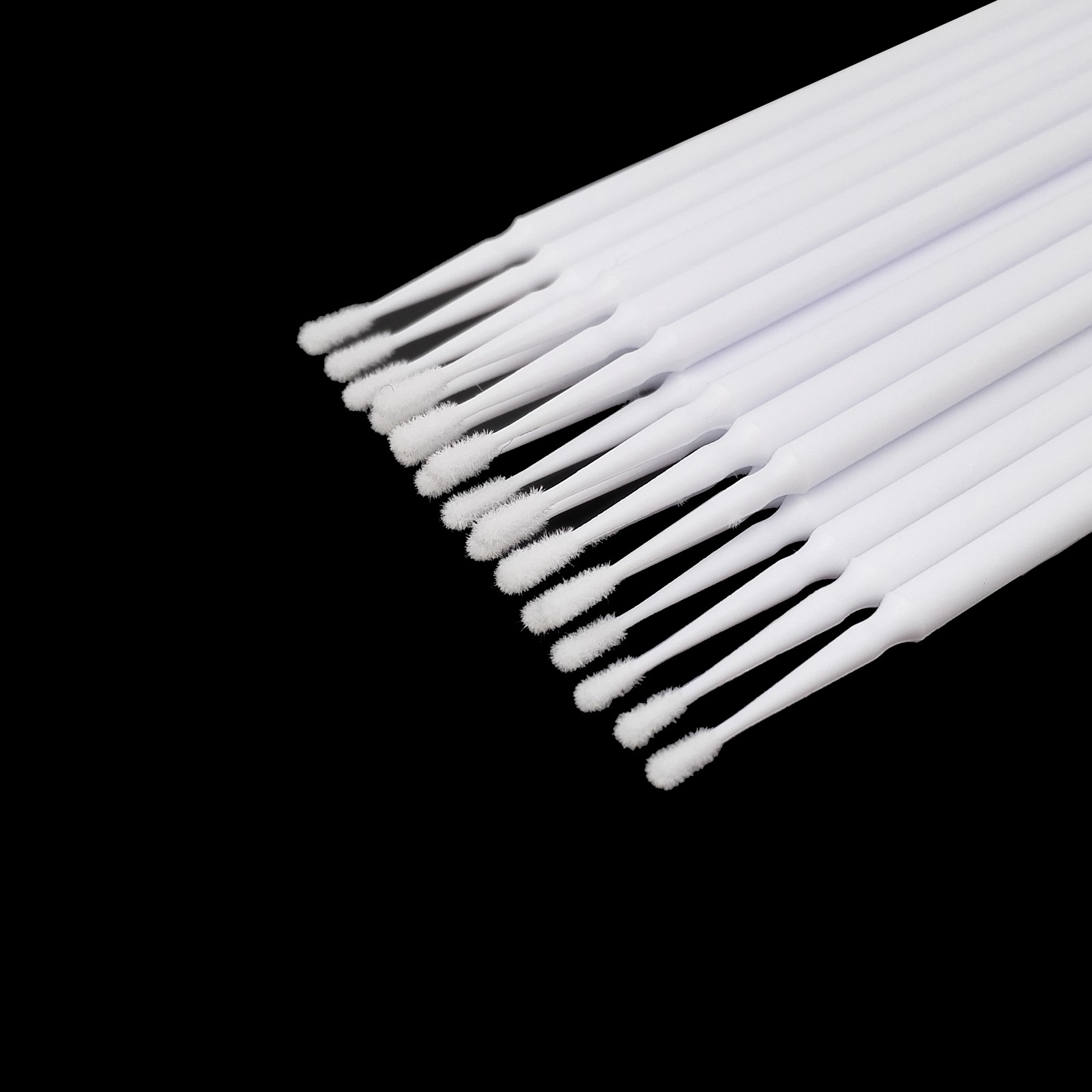 100 Pcs Dental Disposable Bendable Micro Brush Applicator Long Cylinder White