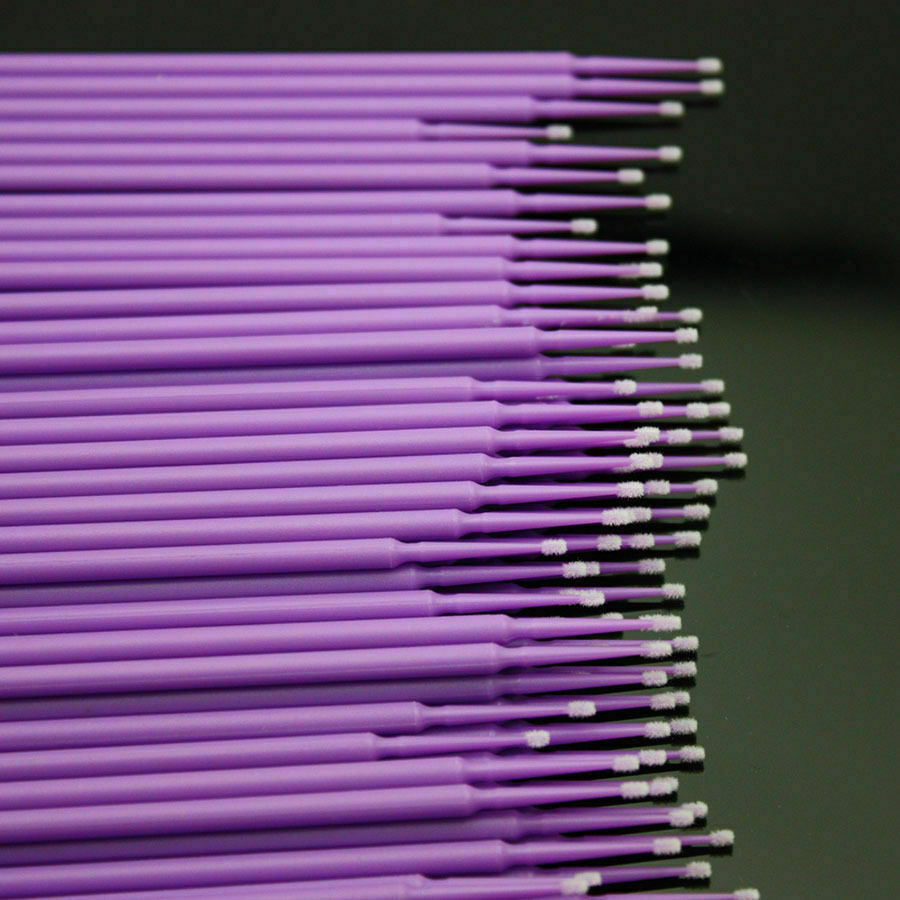 100 Pcs Dental Disposable Material Micro Brush Tooth Applicator Cylinder/Fine