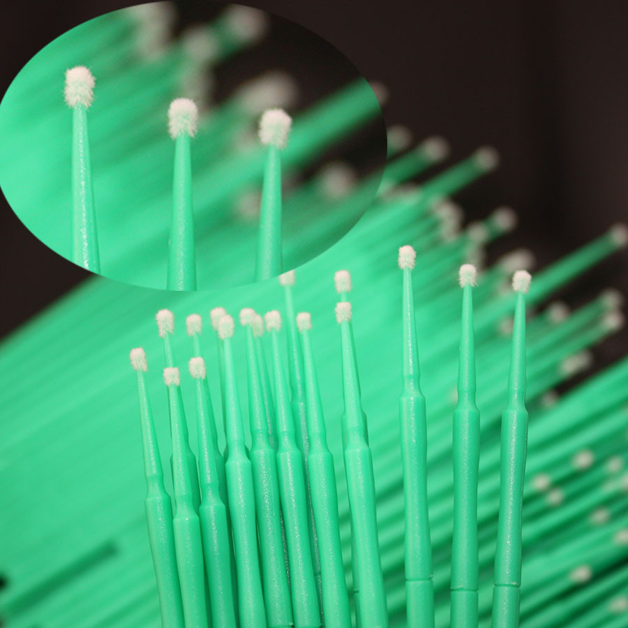 2.0 mm Green Color New Brand Dental Disposable Micro Applicator Brush 400 PCS
