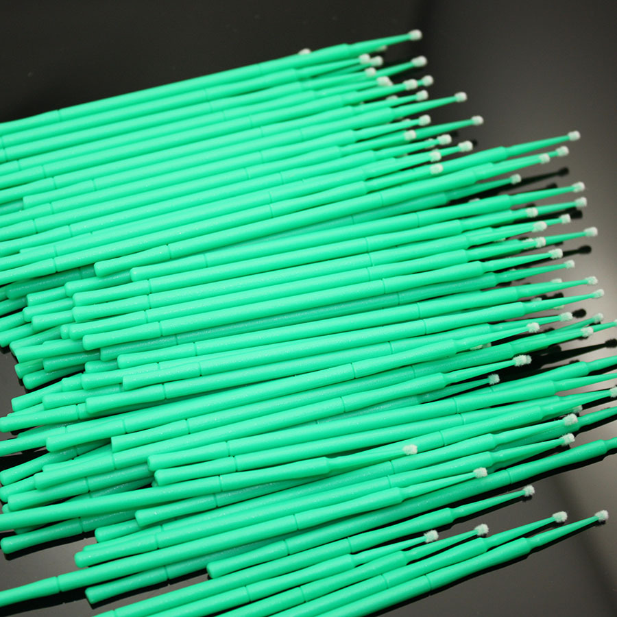 2.0 mm Green Color New Brand Dental Disposable Micro Applicator Brush 400 PCS