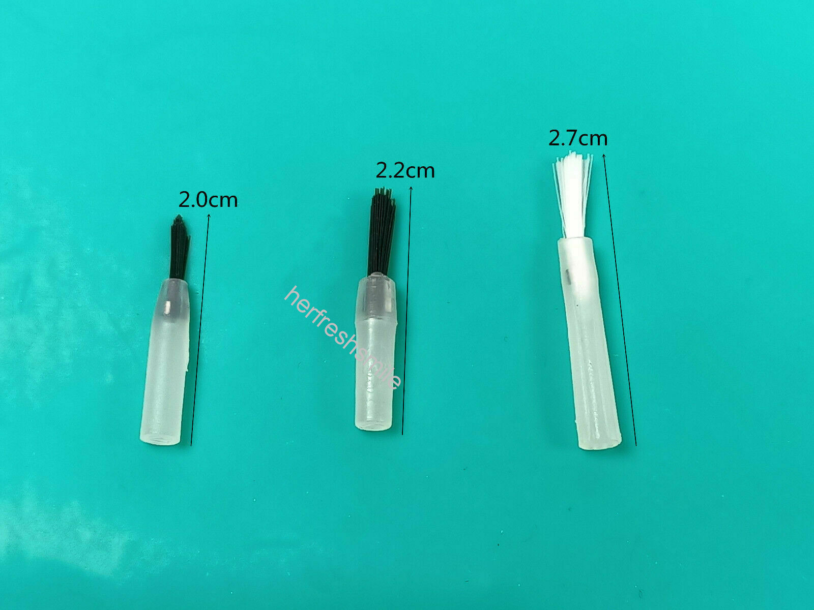 Dental Disposable Composite Brush Tips Applicator + Free Handle New Shape 3Color
