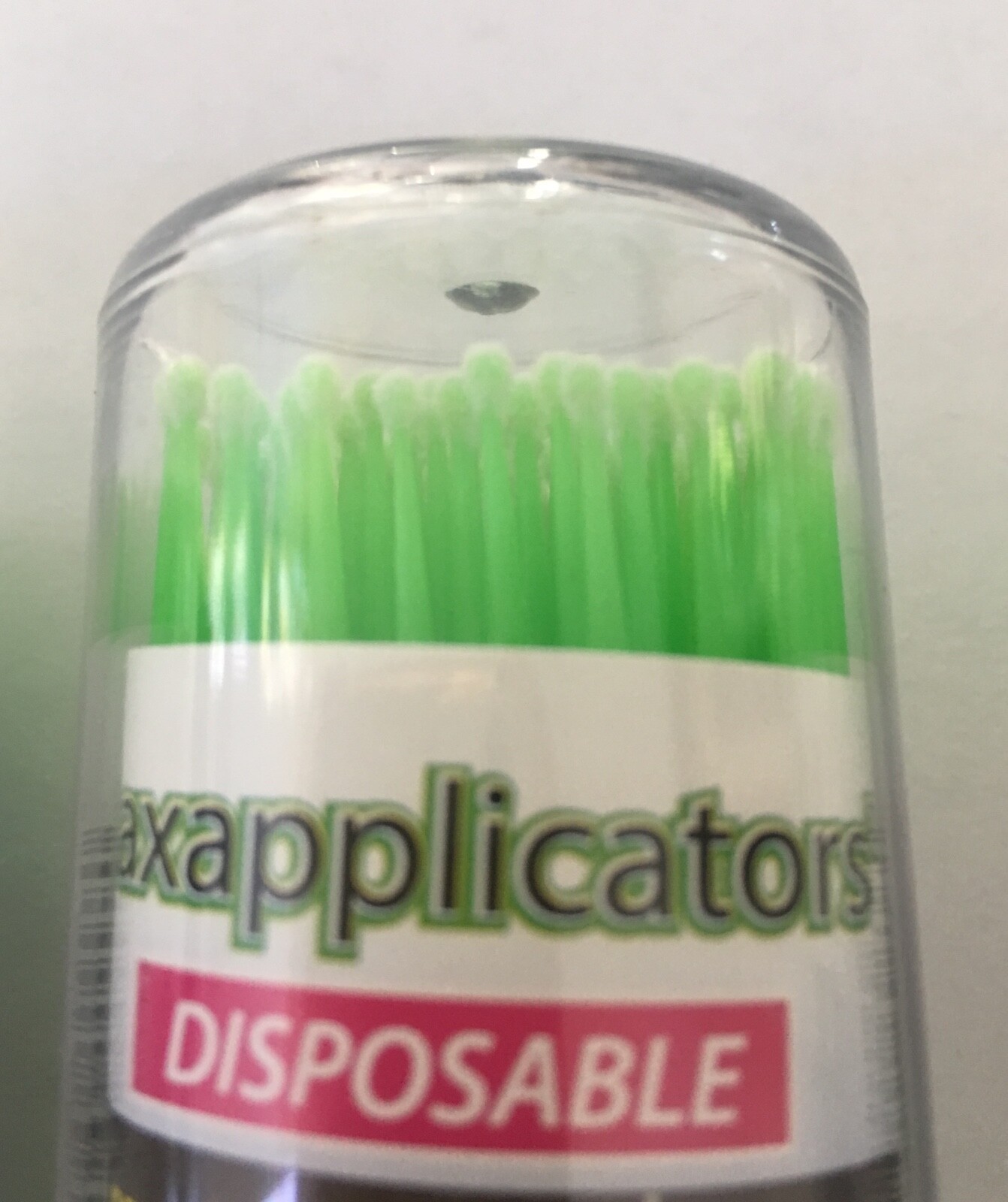 400 (4 Vials) Green Dental Micro Brush Lash Tools Regular Tips (2.0mm) Dental