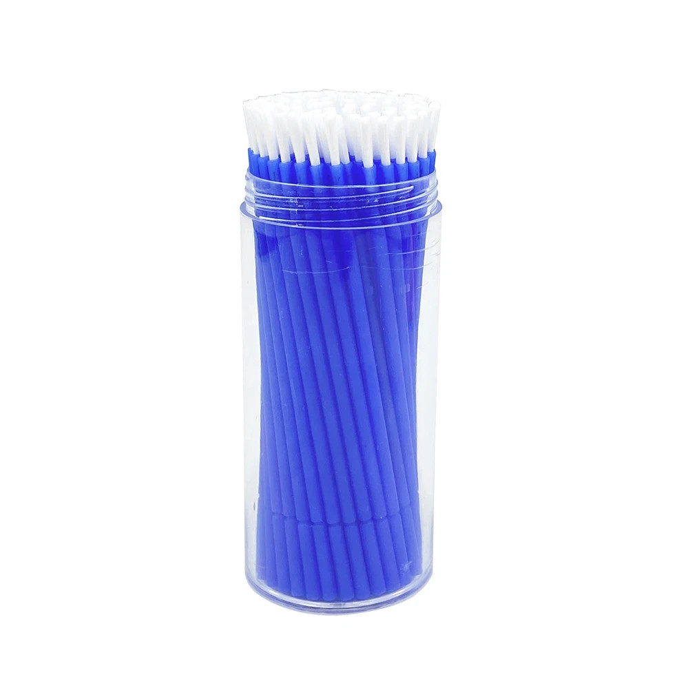 100Pcs/Bottle Dental Long Disposable Micro Brush Applicators Brushes