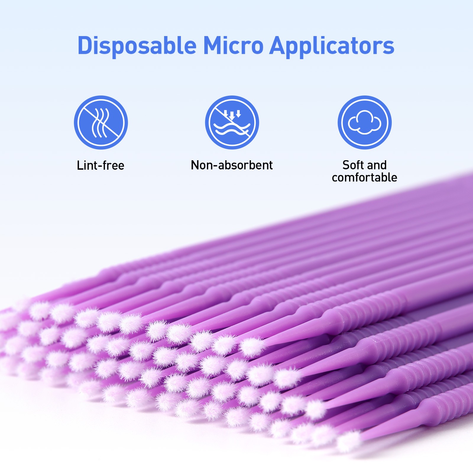 400pcs JMU Dental Disposable Micro Brush Microbrush Applicator Ultrafine 1.5mm