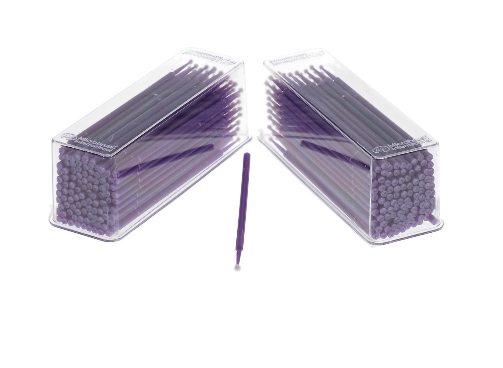 Microbrush PR400PU Plus Dispenser Series Micro Applicators Regular Purple 400/Pk