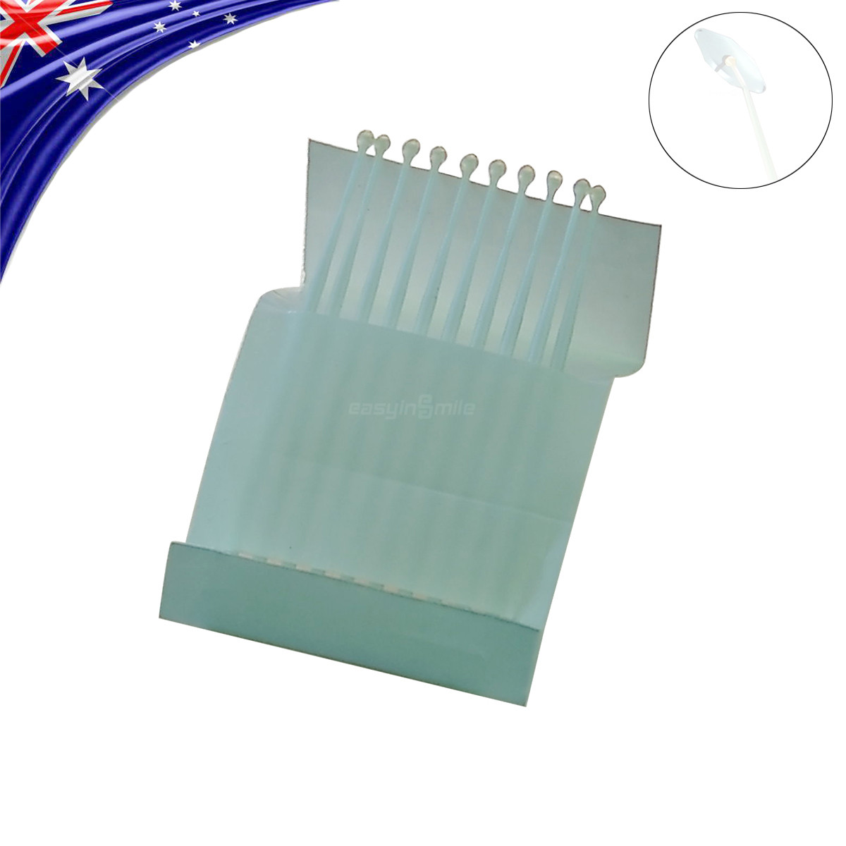 60Pcs/pack Dental Micro Sticky Applicator Disposable Bendable 10cm Easyinsmile