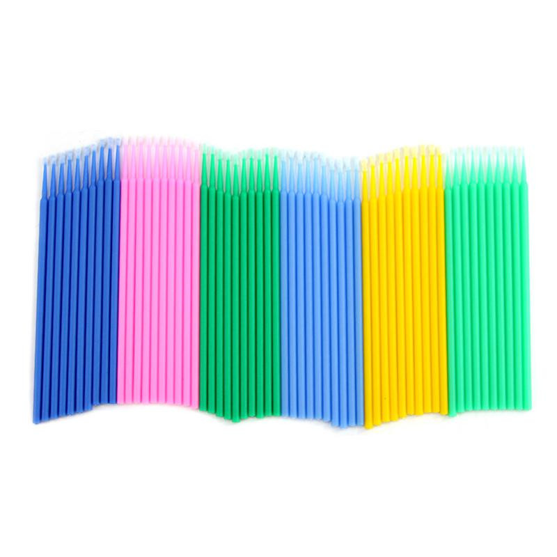 100/Pack Dental Applicator Stick Disposable Applicators Brush for Makeup & Clean