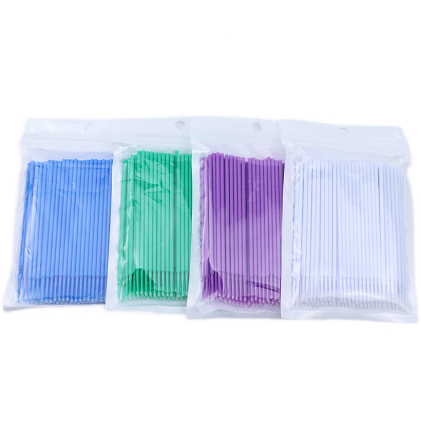 100×Dental Microbrush Disposable Bendable Applicators Tips Micro Brush Cleaning