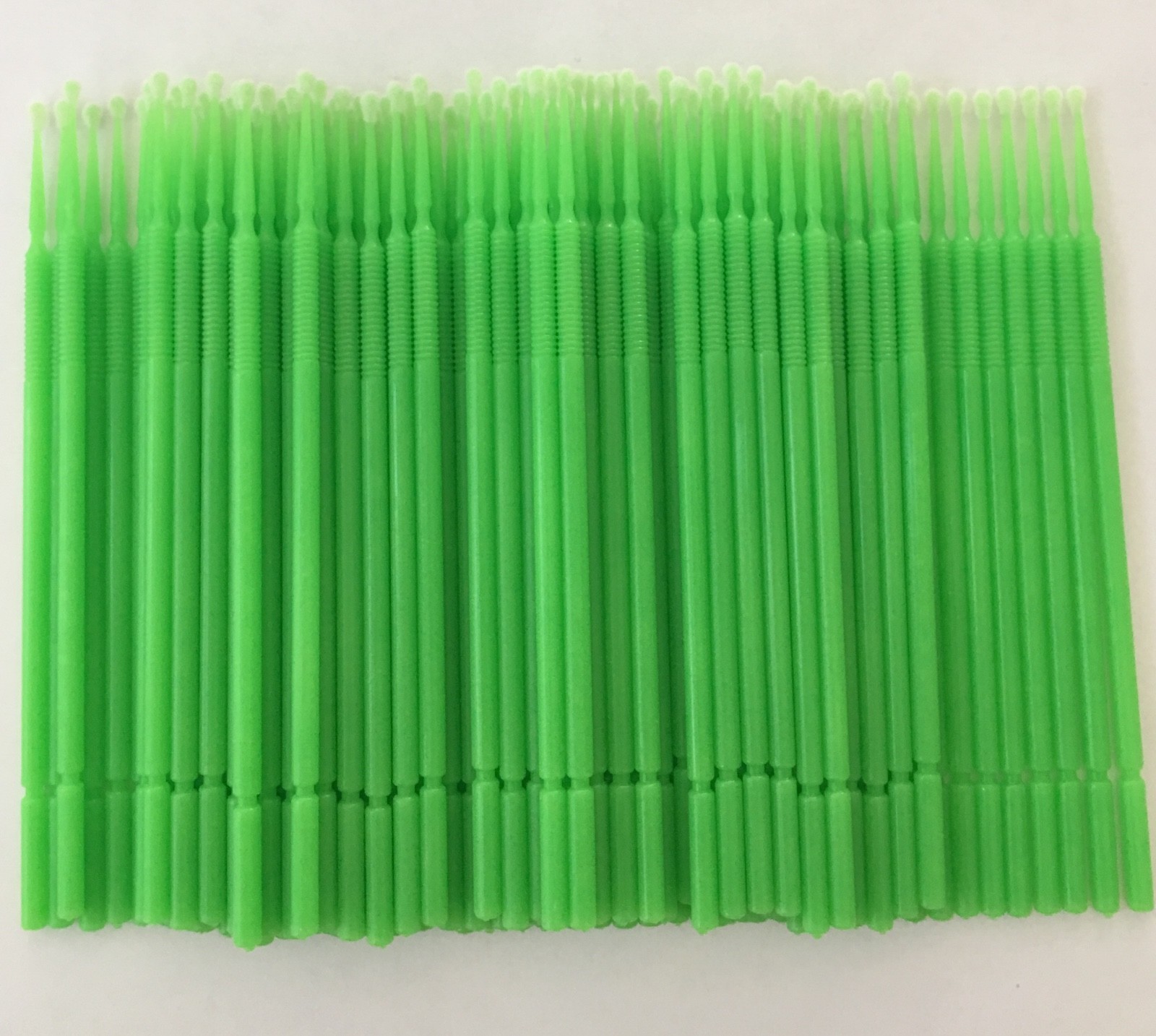 400 (4 Vials) Green Dental Micro Brush Lash Tools Regular Tips (2.0mm) Dental