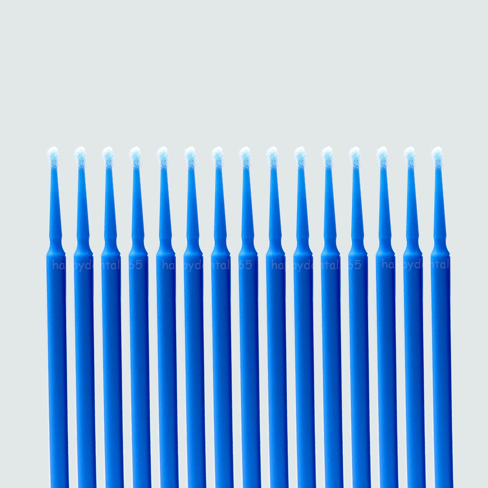 400Pcs Dental Micro Brush Microbrush Bendable Applicator Tips Regular Blue 2.5mm