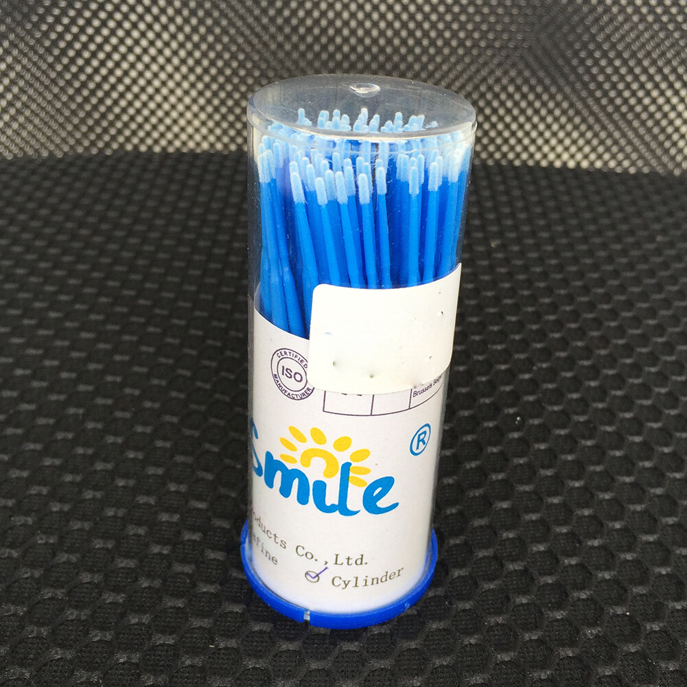 100pc Microbrush Applicator Tips Dental Micro Brush Regular/Fine/Super Fine