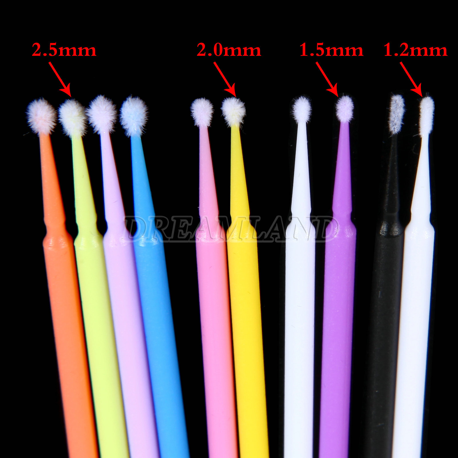 Micro Brushes Applicators Microbrush Dental (Regular, Fine, Super Fine) Eye SK