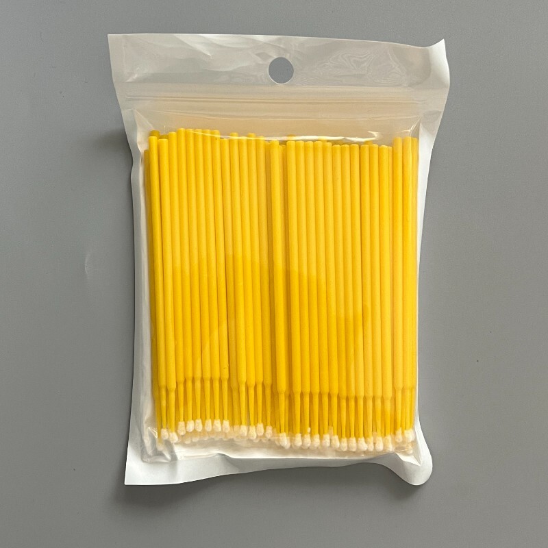 100Pcs Micro Brushes Applicators Microbrush Dental Regular Fine Super Fine Eye
