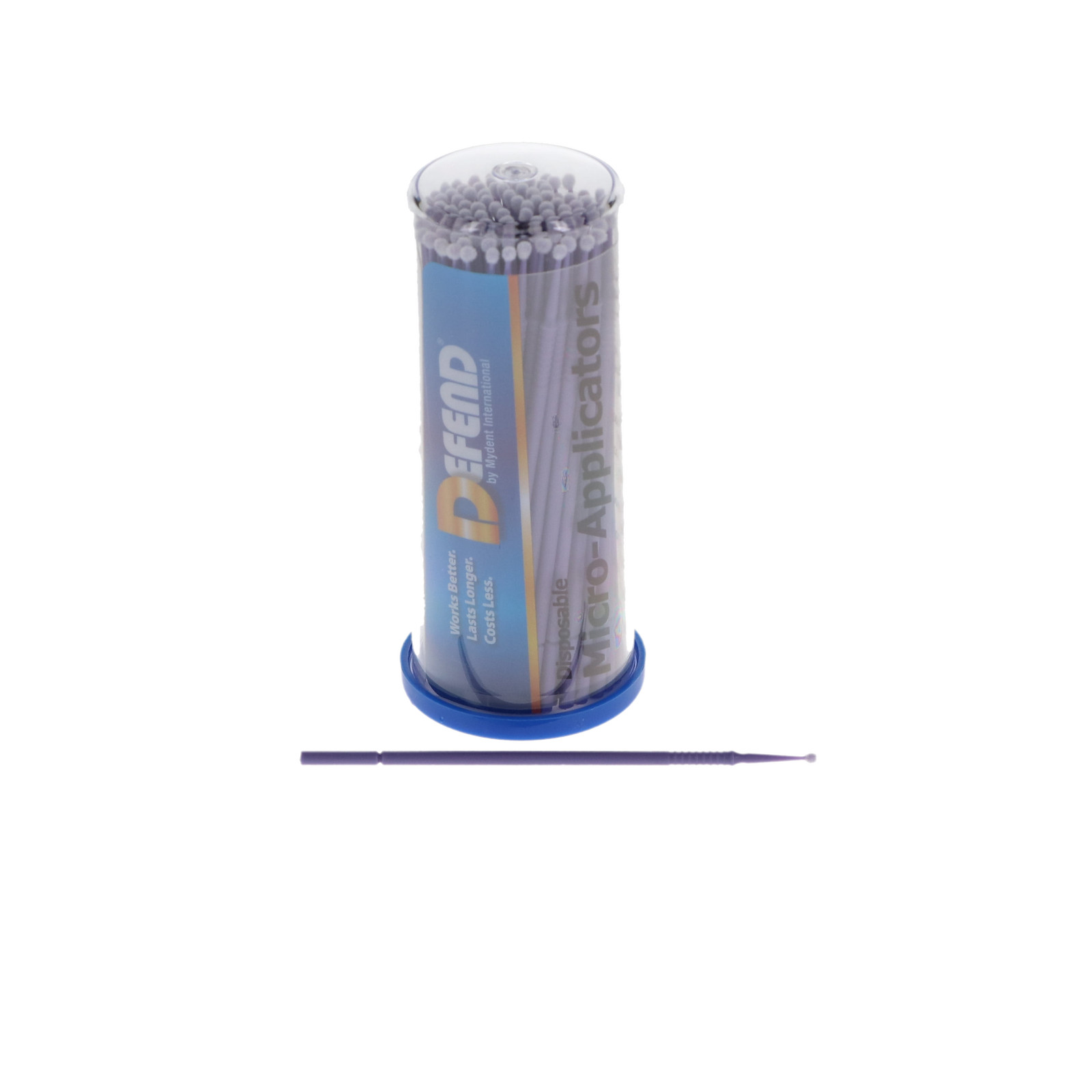 Mydent MB1103 Defend Micro Applicators Regular Purple Bendable 100/Pk